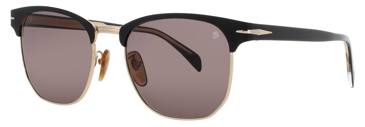 DAVID BECKHAM DAVID BECKHAM DB-7057/F/S-I46/IR MATTE BLACK / GOLD
