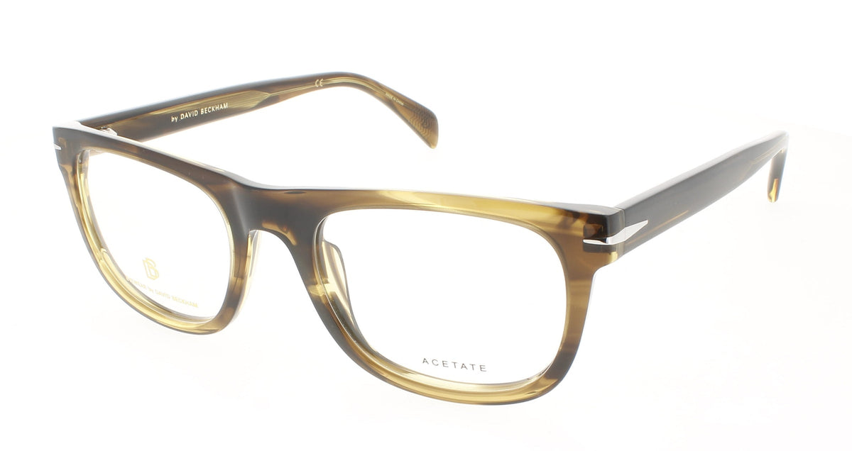 DAVID BECKHAM DAVID BECKHAM DB-7085-0KKU-52 STRIPED OLIVE TORTOISE