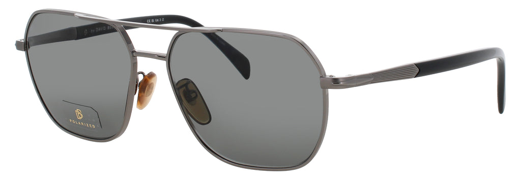 DAVID BECKHAM DAVID BECKHAM DB-1128/G/S-V81/M9 DARK RUTHENIUM / BLACK